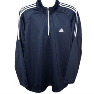 Adidas Golf Turtleneck 1/4 Zip Up Activewear Pullover Sweater Size XXL